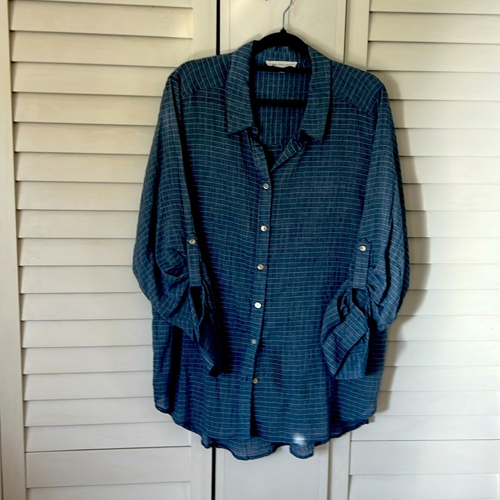 Casual, lightweight, button-down shirt
